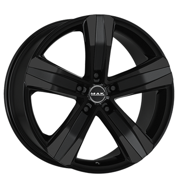 MAK STONE5 17x7 ET42 5x114.3 Nero Lucido