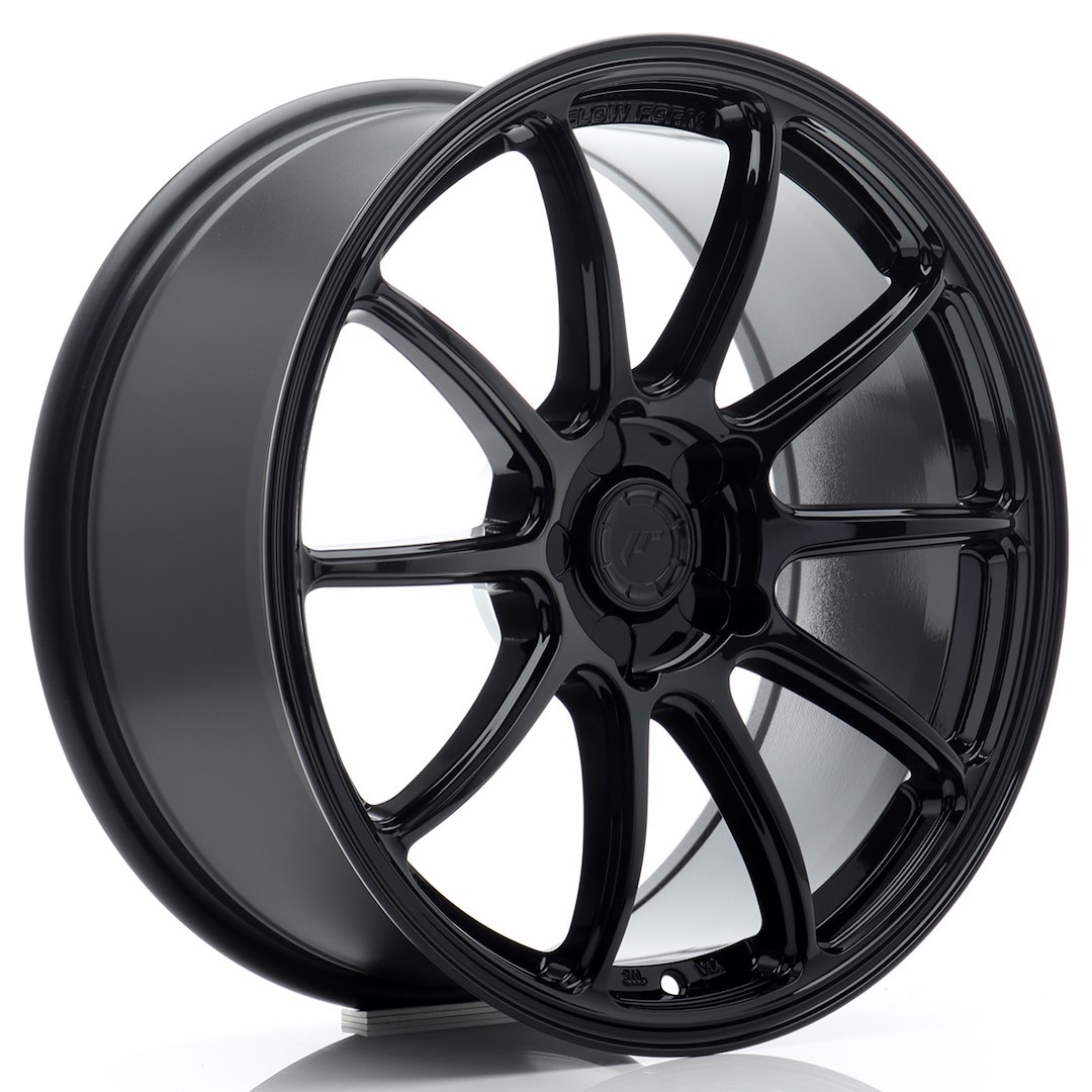 Japan Racing SL04 18x8.5 ET20-42 Noir Brillant (ET et entraxe sélectionnables librement)