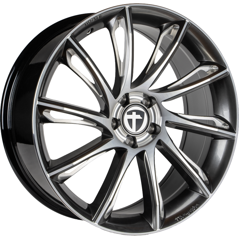 Tomason TN24 20x8.5 ET45 5x108 Dark Hyper Black Cc Pol