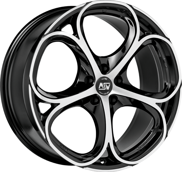 MSW 82 18x8 ET35 5x110 Gloss Black Full Polished