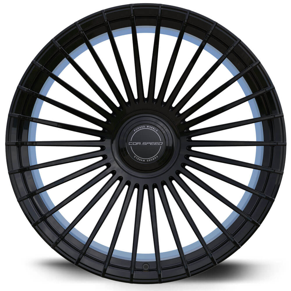 Corspeed Forged Atmos 24x14 ET und LK frei wählbar, Higloss Black 1
