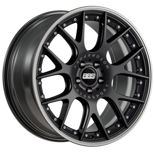 BBS CH-R II 22x10.5 ET38 5x112 Schwarz Seidenmatt/Titan