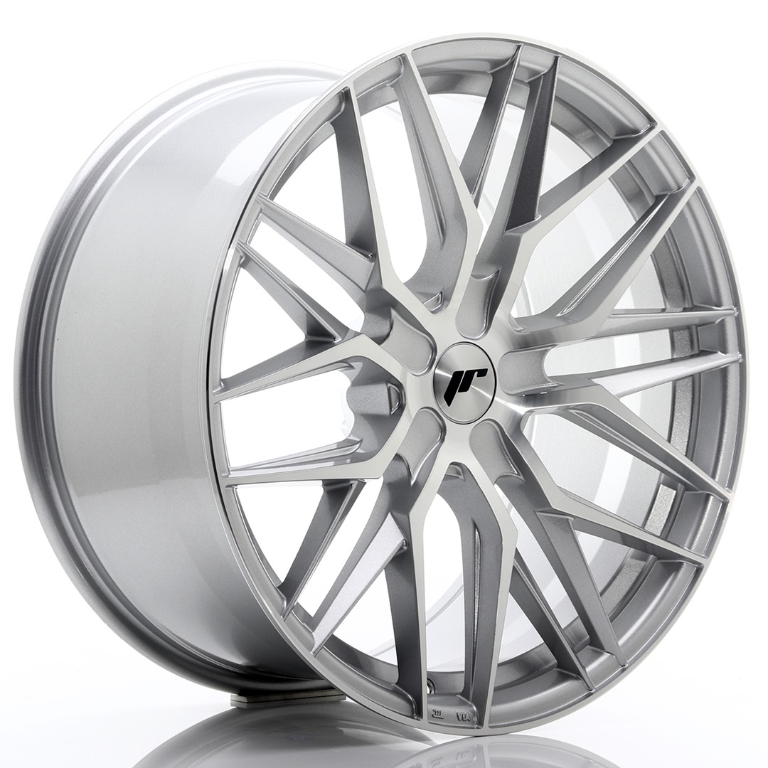 Japan Racing JR28 21x10.5 ET15-55 Blank (5H) Silver Machined Face