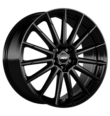 AEZ ATLANTA BLACK 19x8.5 ET38 5x114.3 Black