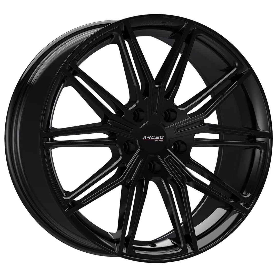 Arceo Stars ASW05 19x8 ET30 5x112 Glossy Black