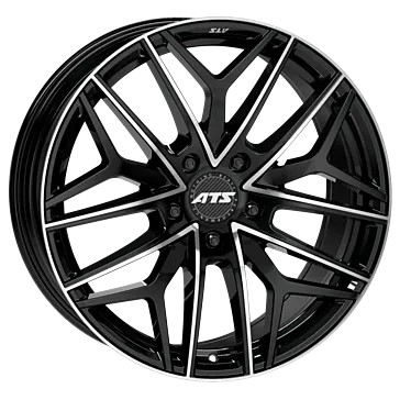 ATS PASSION 21x10 ET39 5x112 Diamond Black Frontpolished