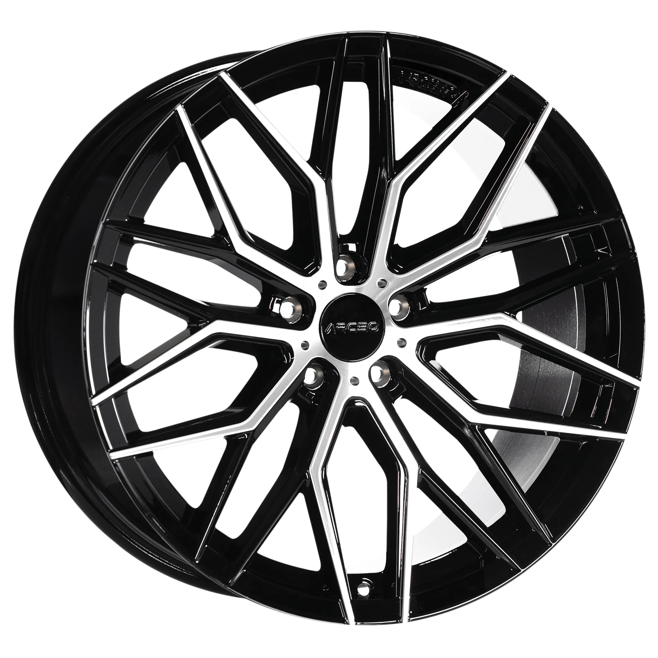 Arceo VALENCIA 20x9 ET35 5x108 Black Diamond
