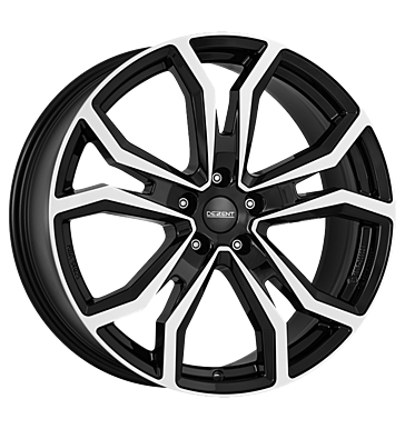 Dezent TV DARK 19x9 ET50 5x112 Black Polished
