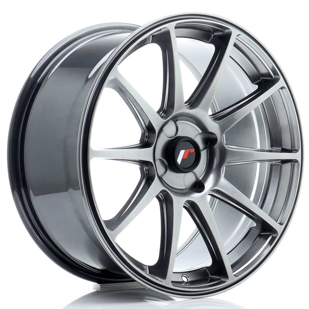 Japan Racing JR11 18x8.5 ET20-40 Hyper Black (ET et entraxe sélectionnables librement)
