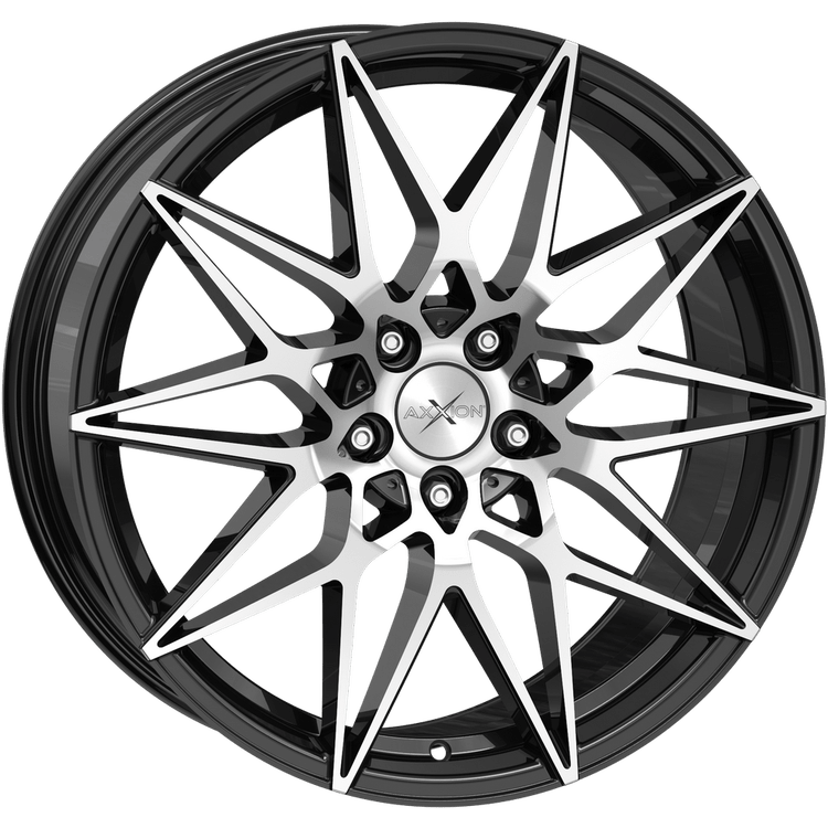 Axxion AX9 19x8.5 ET35 5x120 Schwarz Hochglanzpoliert