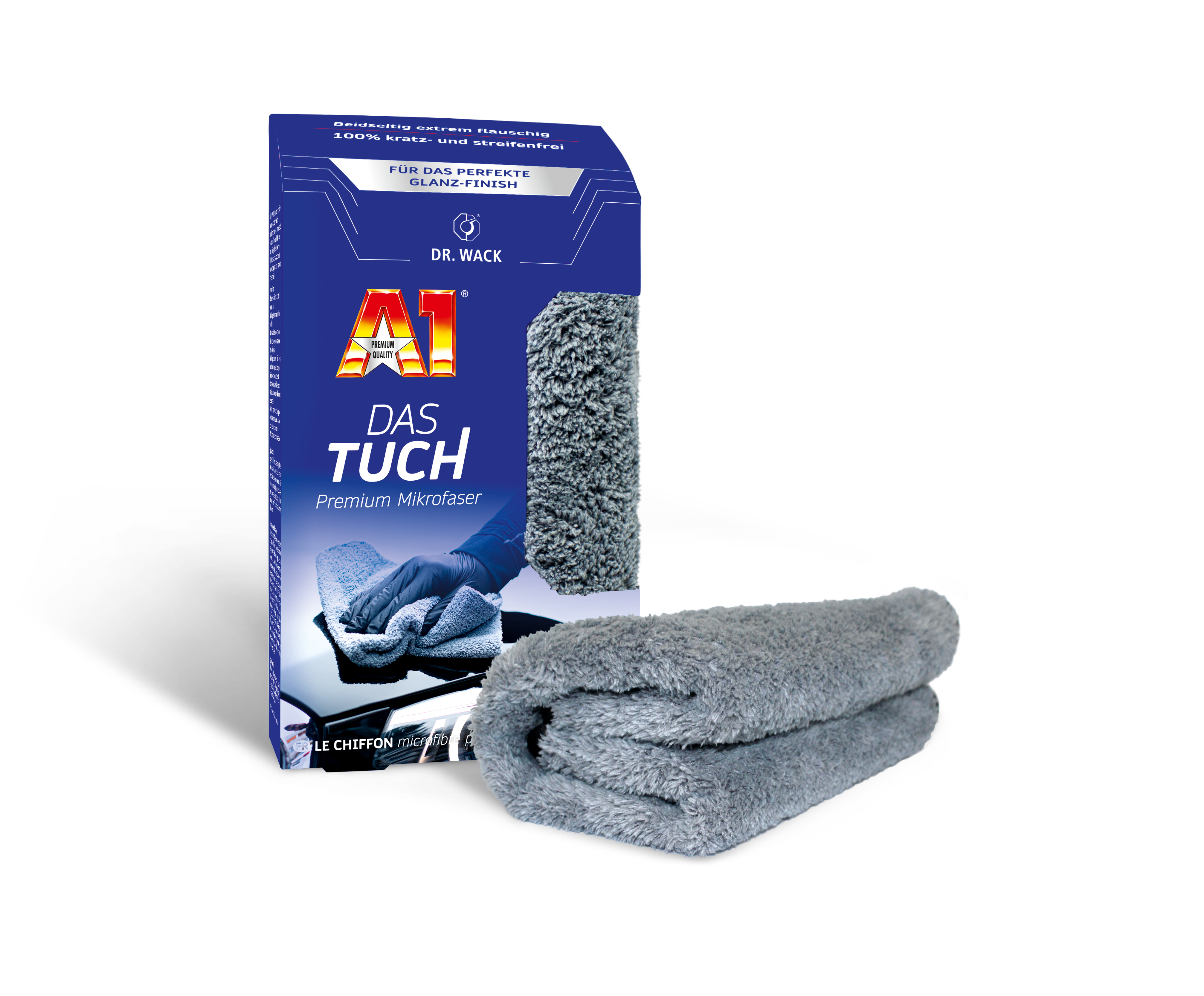 Dr. Wack A1 DAS TUCH - Premium Mikrofaser - 40 x 40 cm