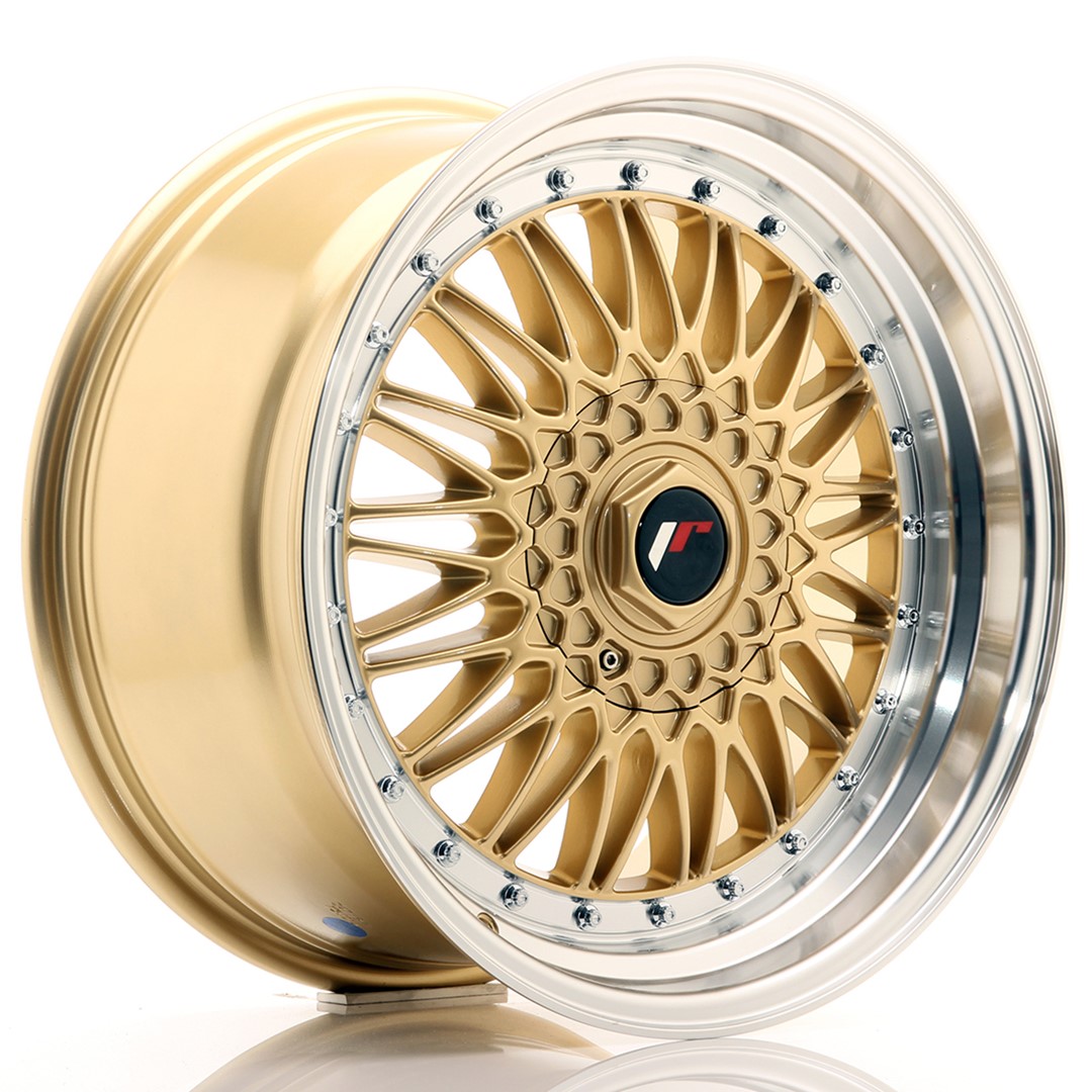Japan Racing JR9 18x9 ET20-40 Oro con Bordi Lavorati (ET e PCD liberamente selezionabili)
