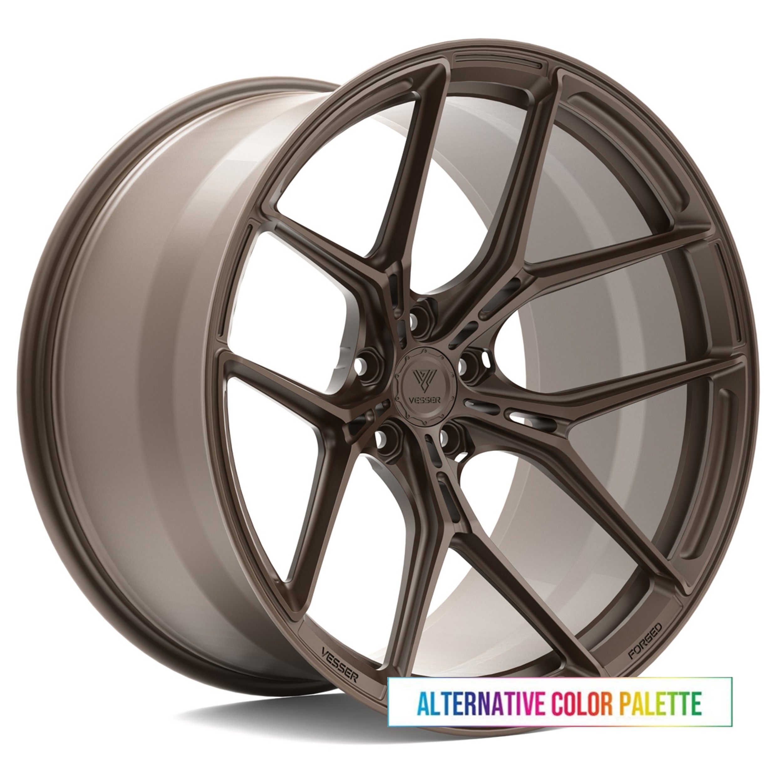 Vesser VSR7 19x10 ET20-51 Custom Finish (ET, PCD and colour can be freely chosen)
