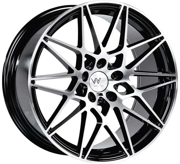 WP Wheels 453 in Glanz Schwarz Frontpoliert Farbe