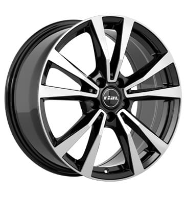 Rial M12X in Diamant Schwarz Frontpoliert Farbe