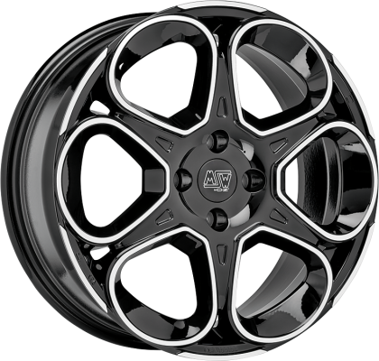 MSW 83 17x7 ET35 5x110 Gloss Black Full Polished