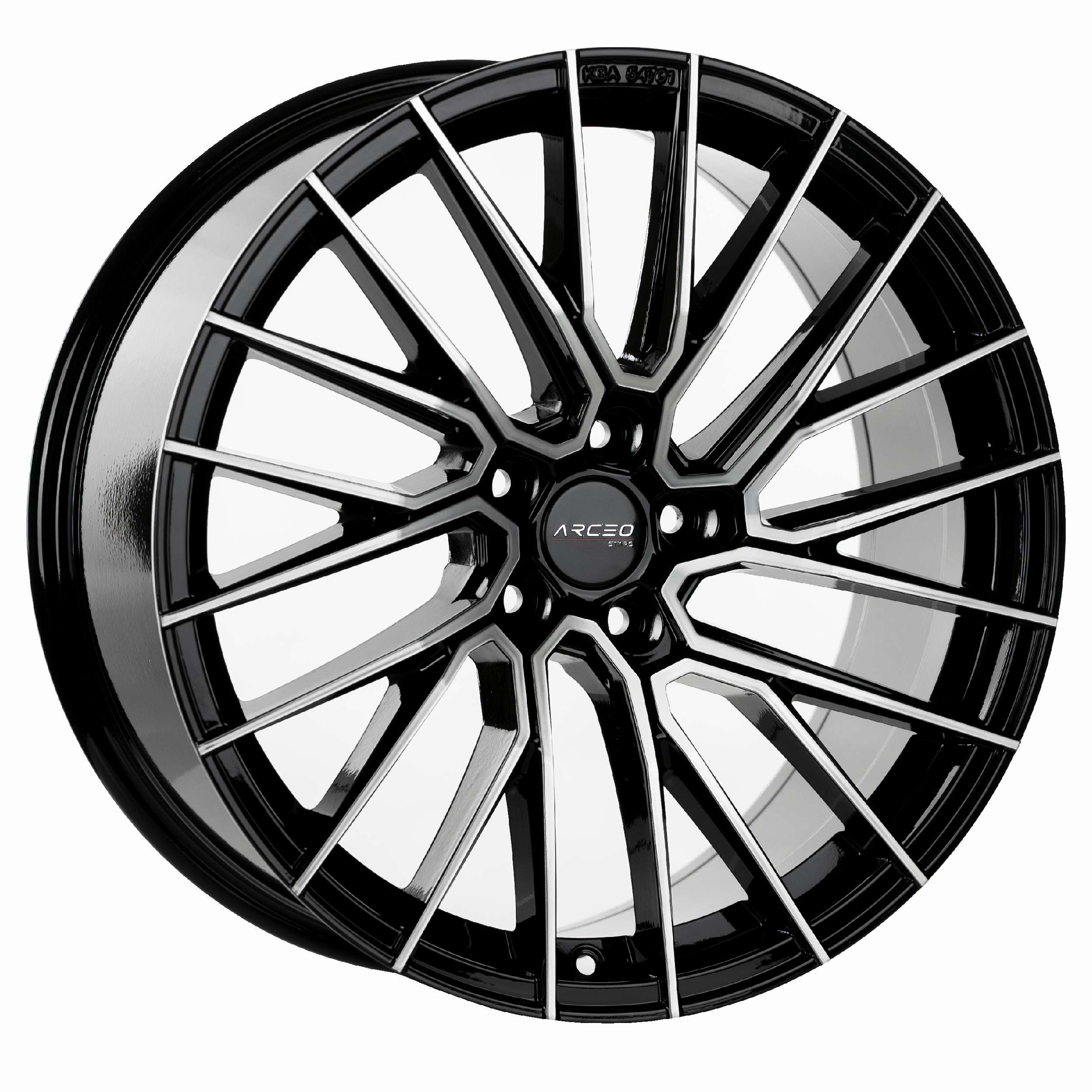 Arceo STARS ASW02 19x8.5 ET35 5x112 Black Diamond