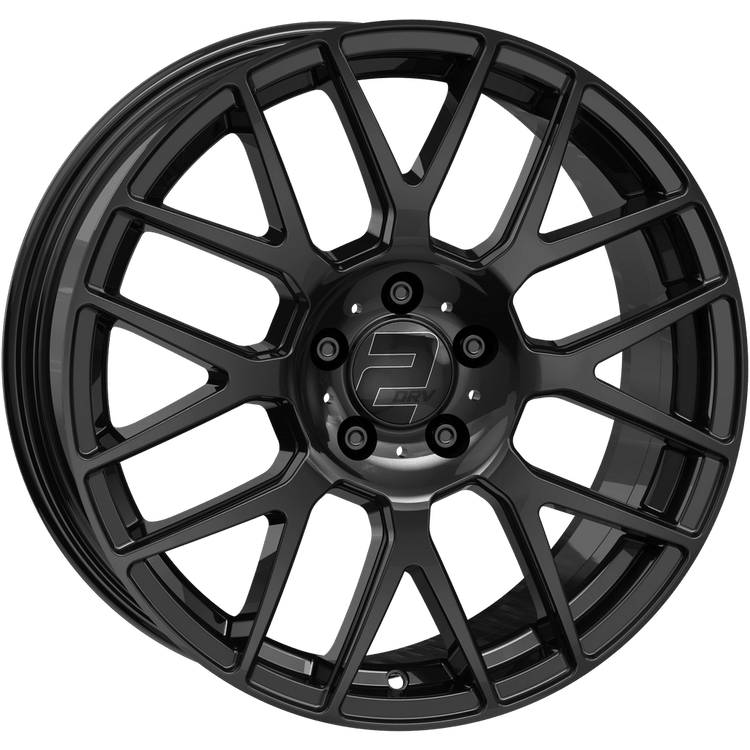 2DRV WH26 17x7.5 ET22 4x108 Schwarz Glänzend Lackiert