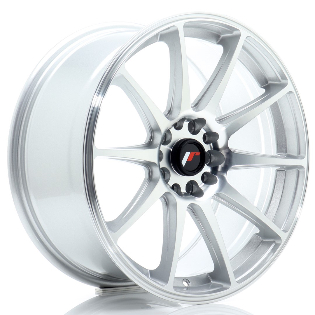 Japan Racing JR11 18x8.5 ET40 5x112/114.3 Silver Machined Face