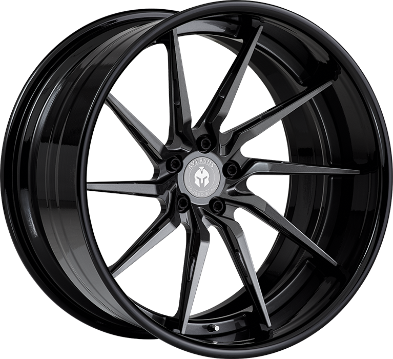 Aversus Forged Black A-FB X18 19X11 ET0-50 BLANK MULTICOLOR