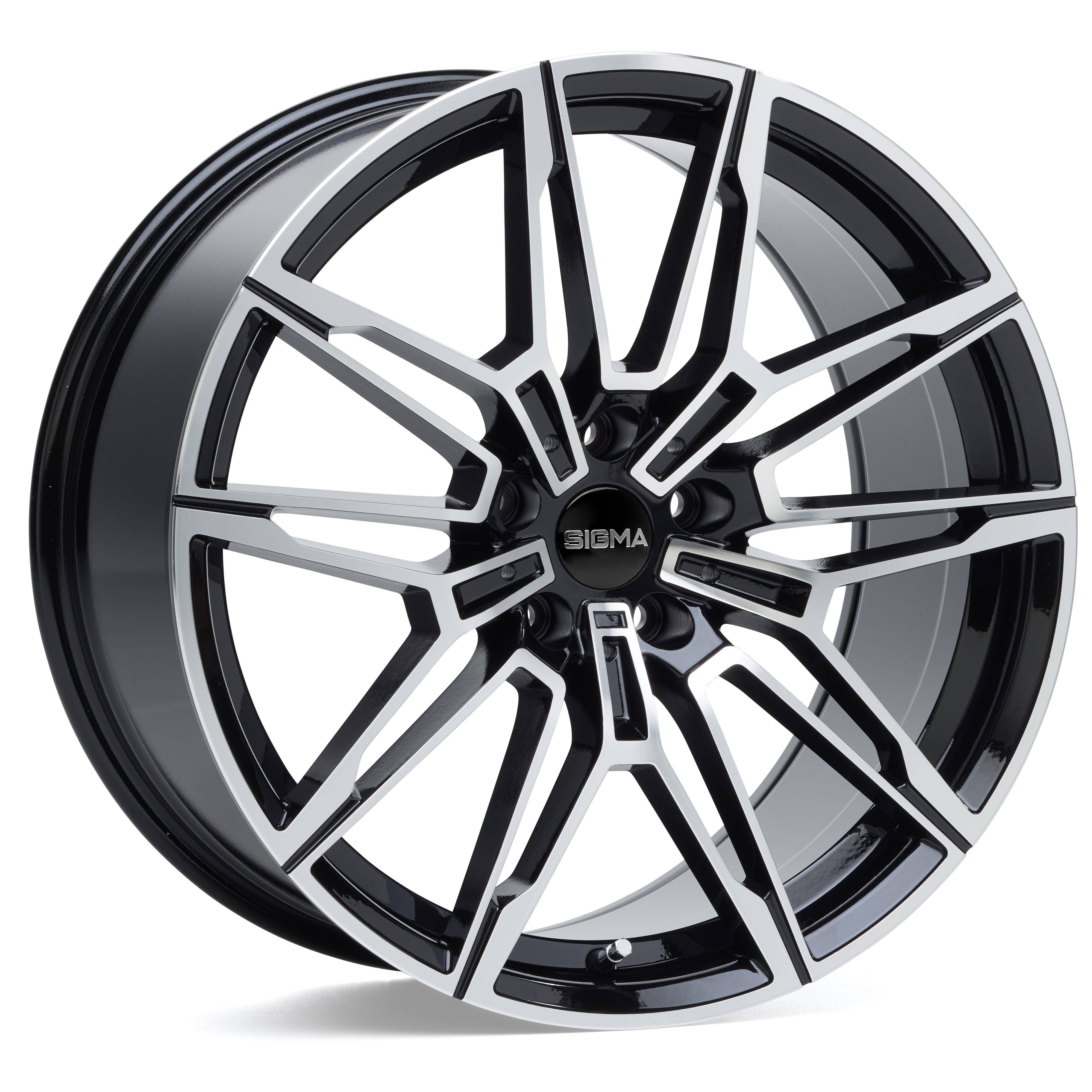 Sigma 871 19x9.5 ET37 5x112 Higloss-Black-Polished