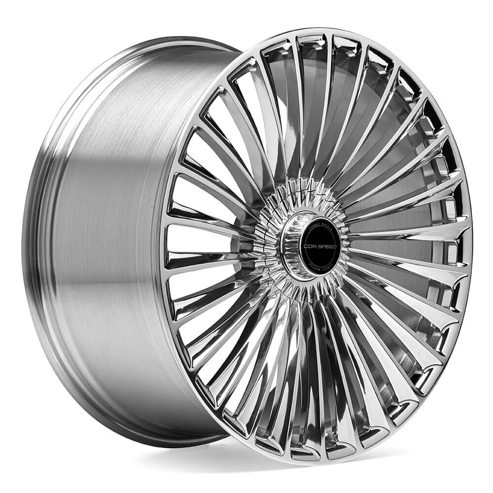 Corspeed Forged F01 24x14 ET und LK frei wählbar, Full Polished 1
