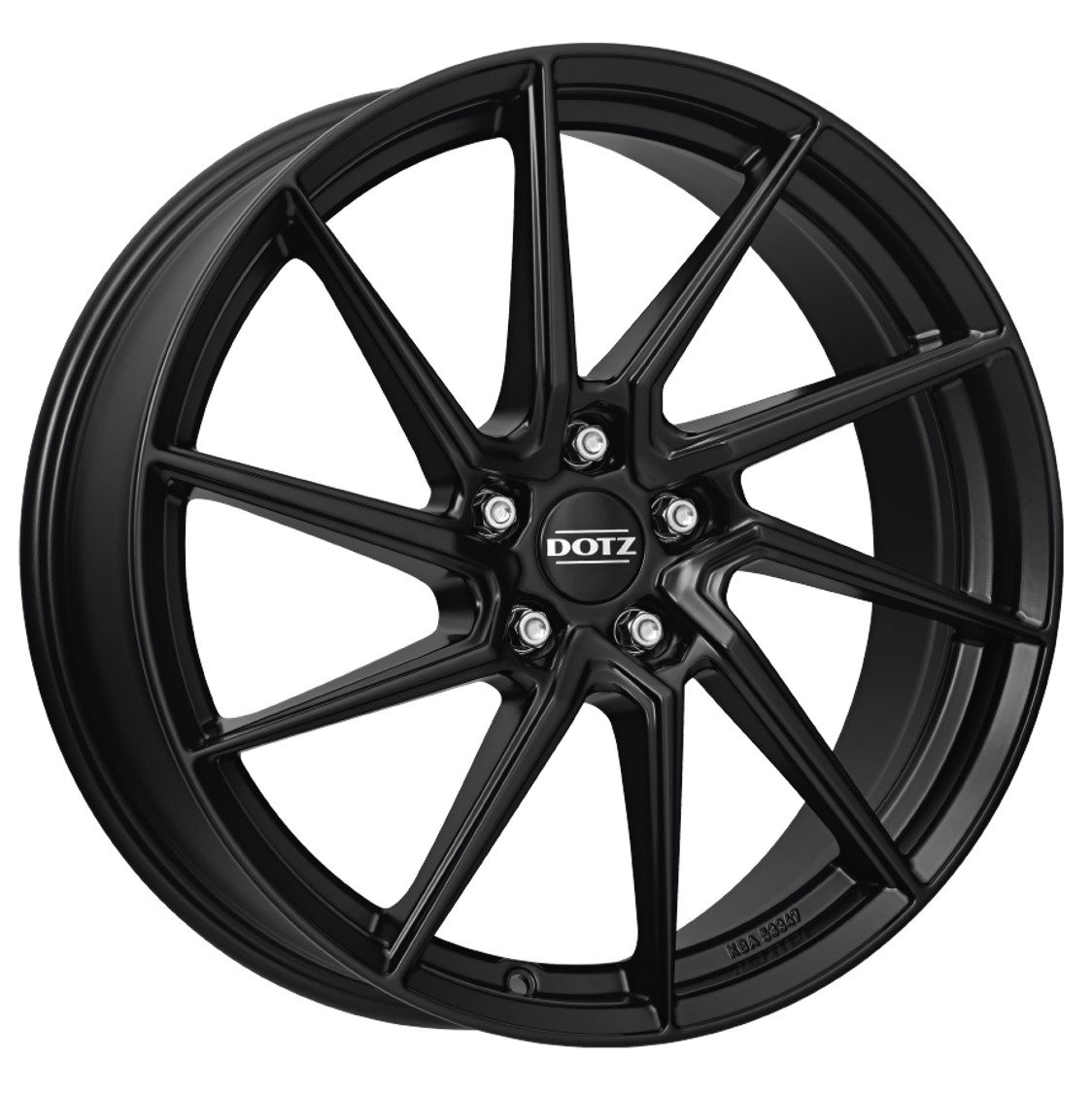 Dotz SPA BLACK 17x7.5 ET45 5x100 Black Matt