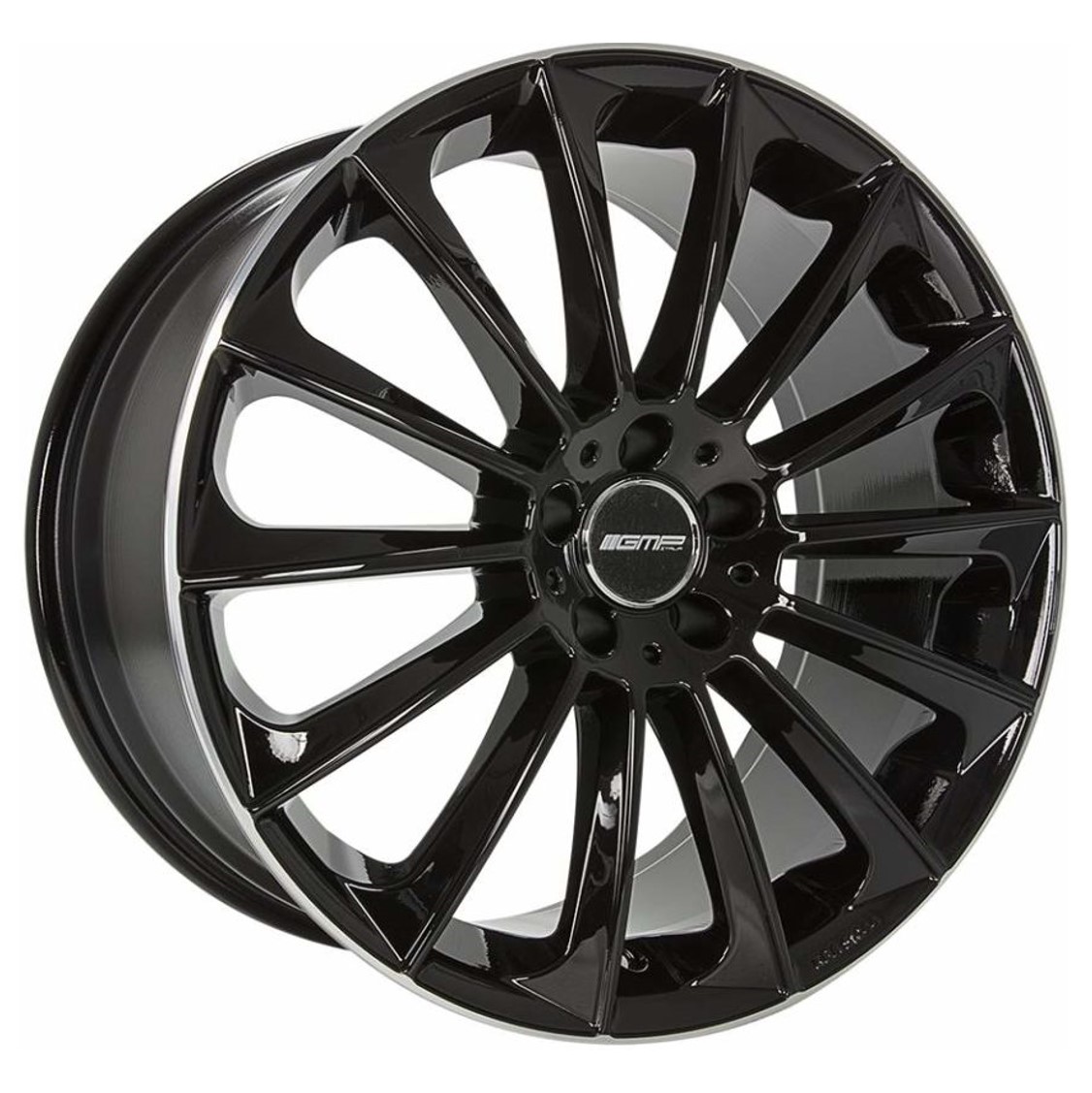 GMP STELLAR 21X9 ET45 5X120 BLACK DIAMOND LIP