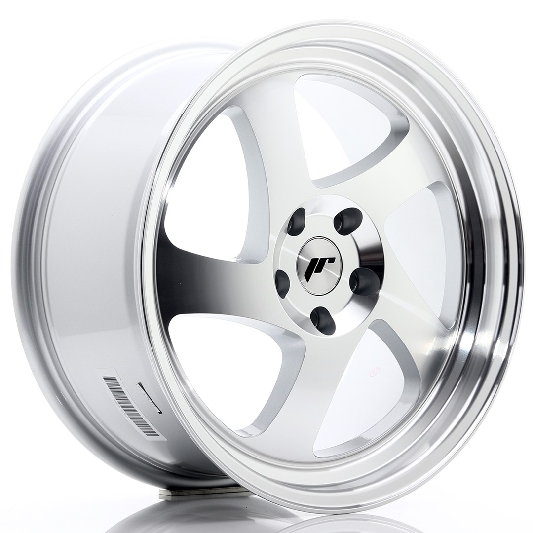 Japan Racing JR15 18x8.5 ET40 5x112 Argent Finition Usinée