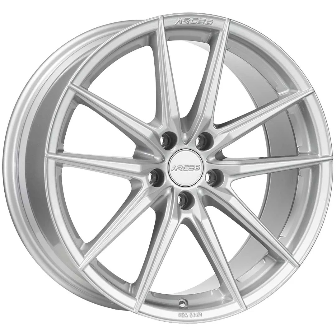 Arceo MONACO 19x8.5 ET38 5x112 White Silver