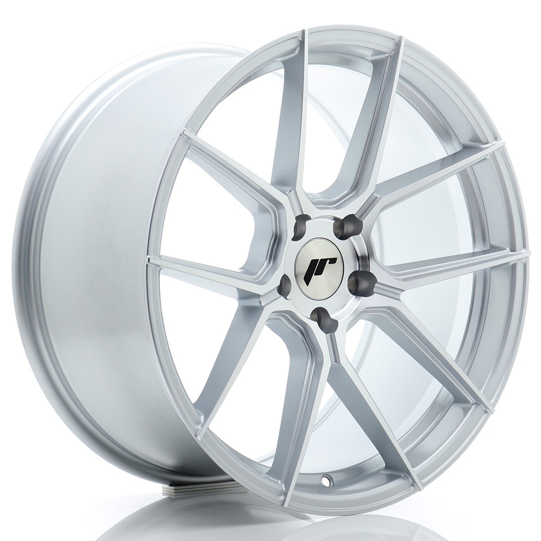Japan Racing JR30 19x9.5 ET40 5x120 Silver Machined Face