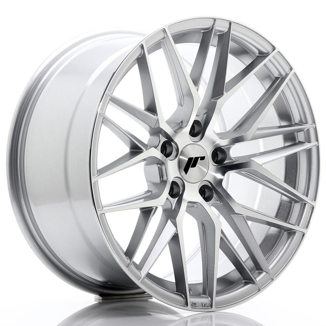 Japan Racing JR28 18x9.5 ET35 5x120 Silver Machined Face