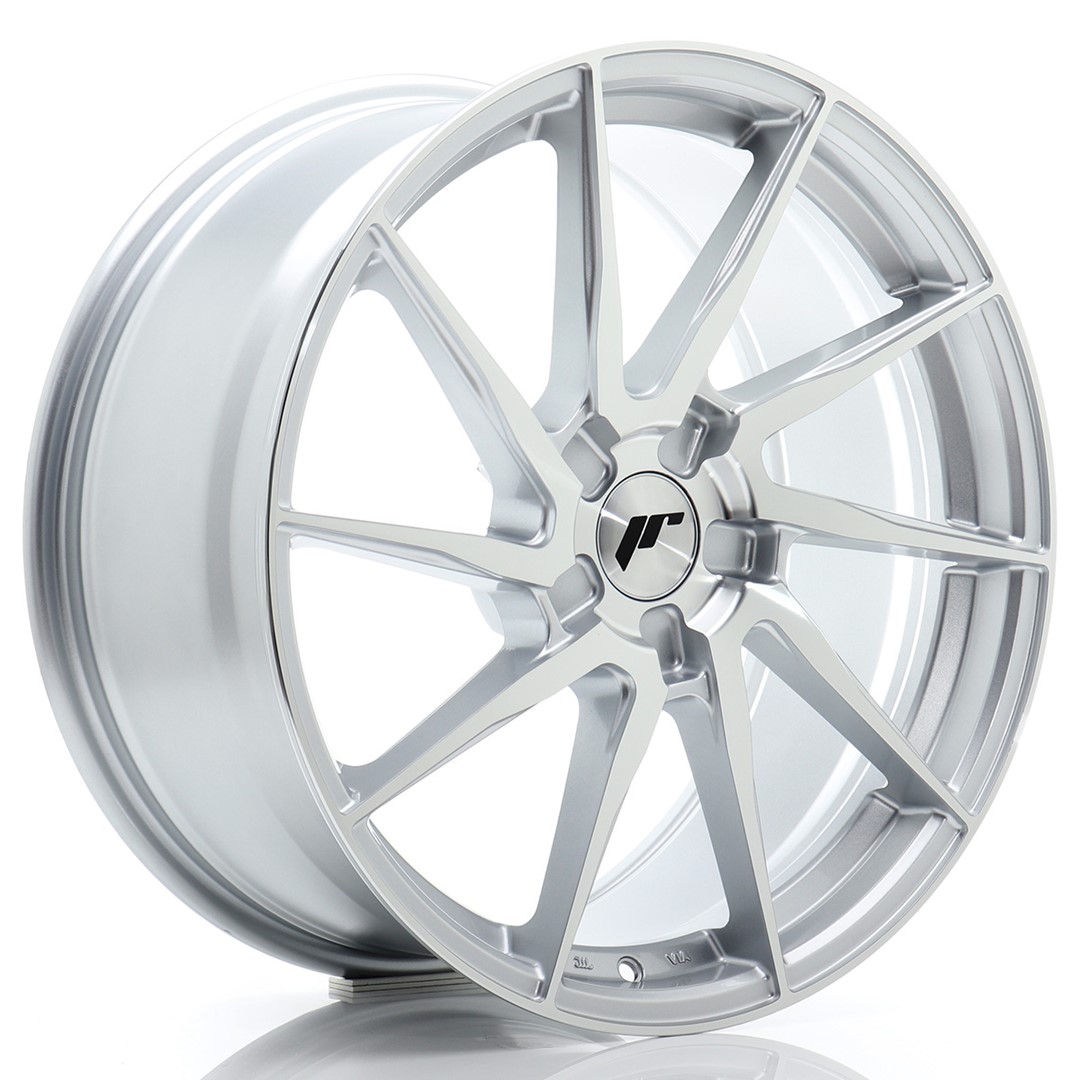 Japan Racing JR36 19x8 ET20-40 Blank (5H) Silver Machined Face