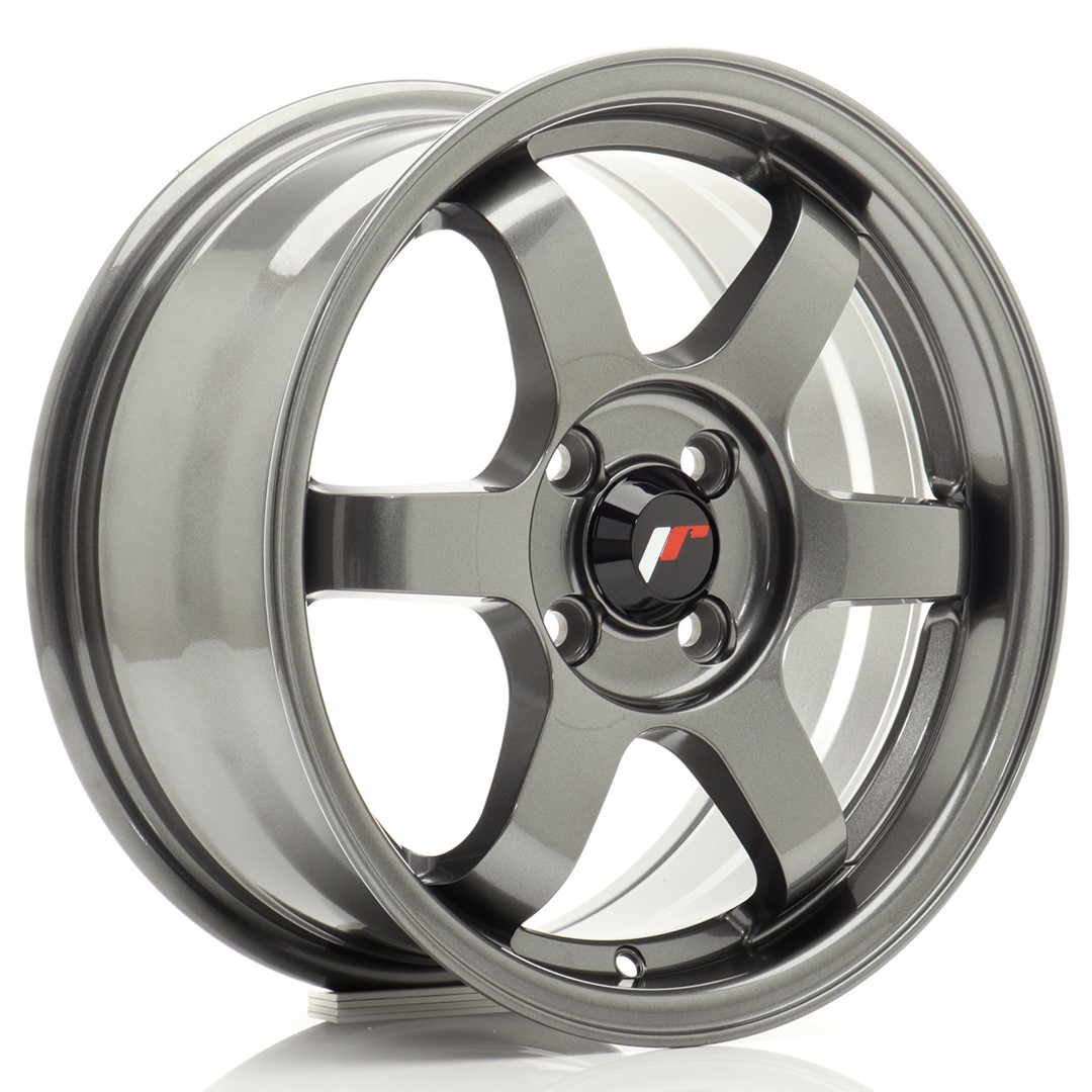 Japan Racing JR3 15x7 ET25 4x100 Gun Metal