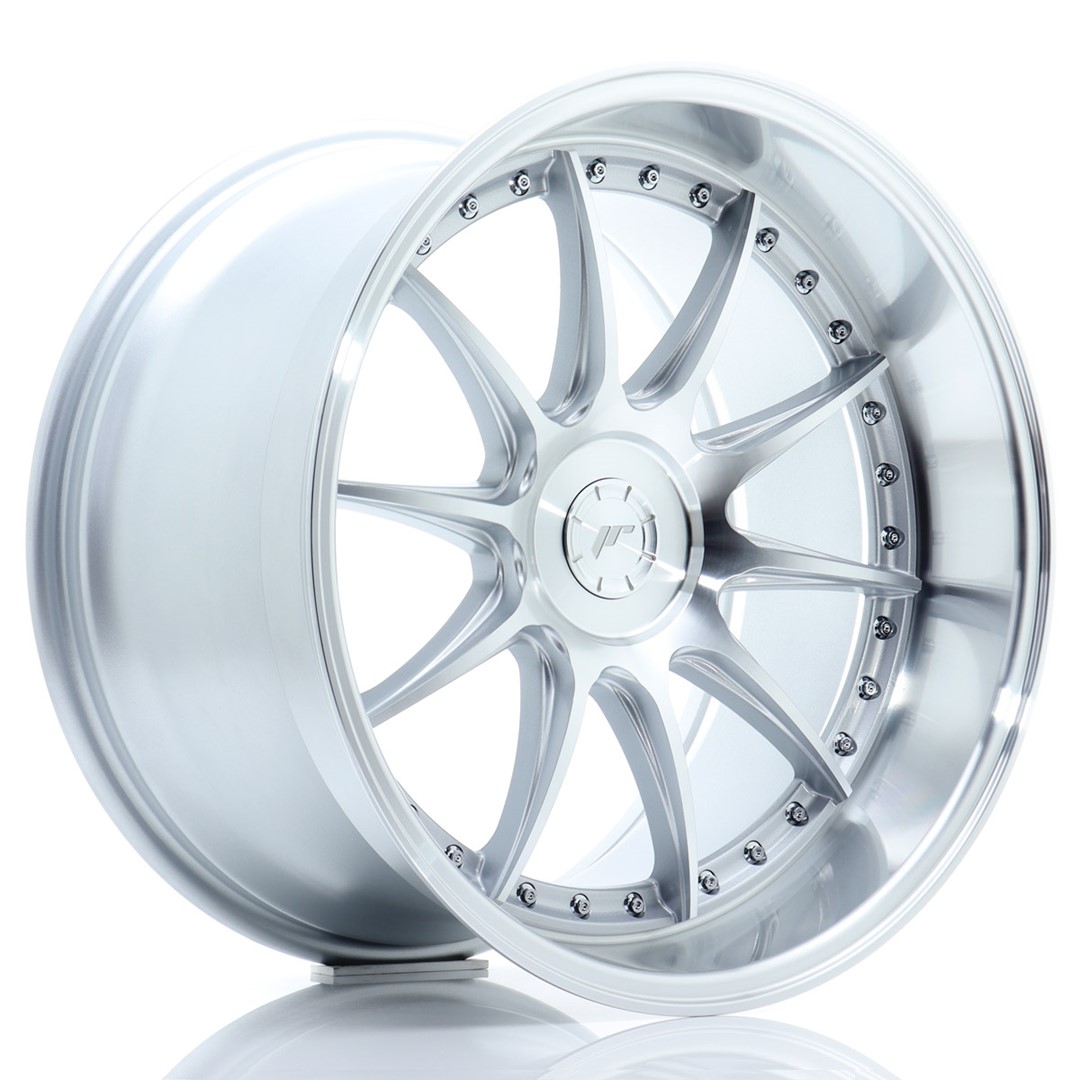 Japan Racing JR41 19x11 ET12-25 Silver Machined Face (ET und LK frei wählbar)