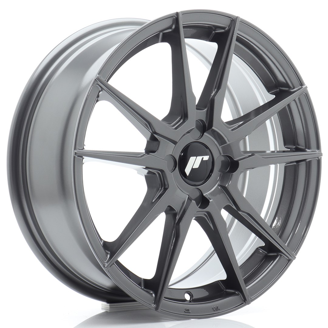 Japan Racing JR21 17x7 ET20-40 Gris Hyper (ET et entraxe au choix)