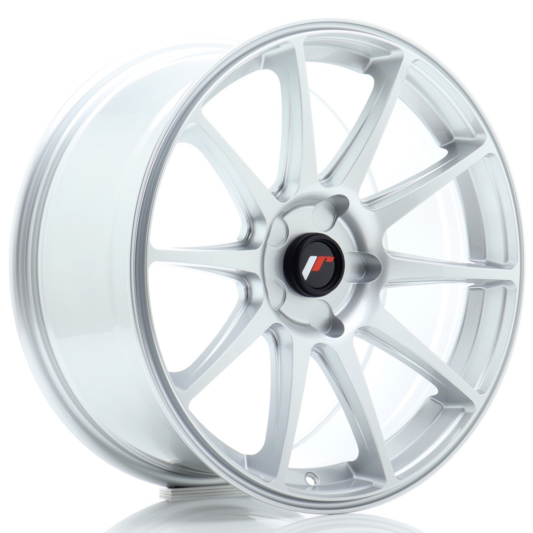 Japan Racing JR11 18x8.5 ET20-40 Blank (5H) Hyper Silver