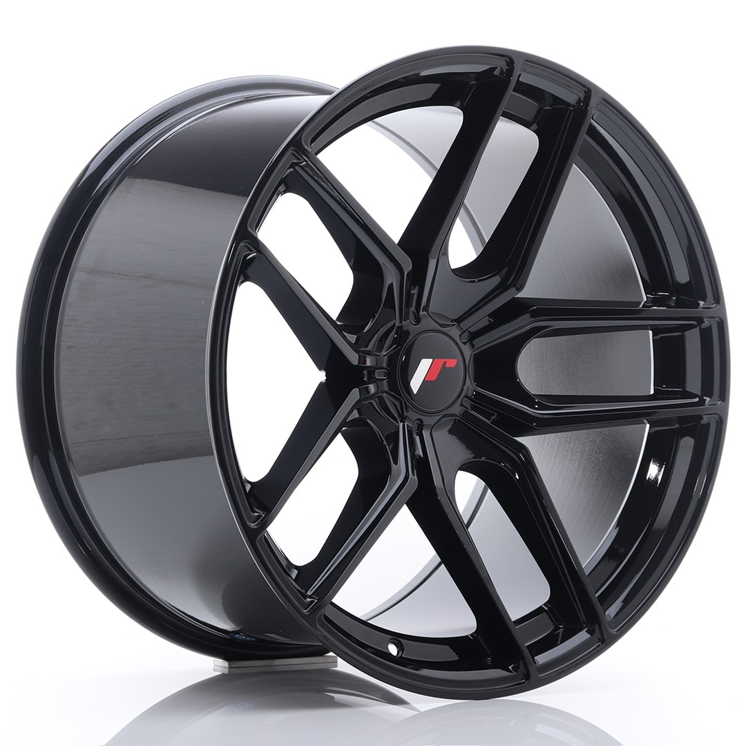 Japan Racing JR25 19x11 ET20-40 Noir Brillant (ET et entraxe sélectionnables librement)