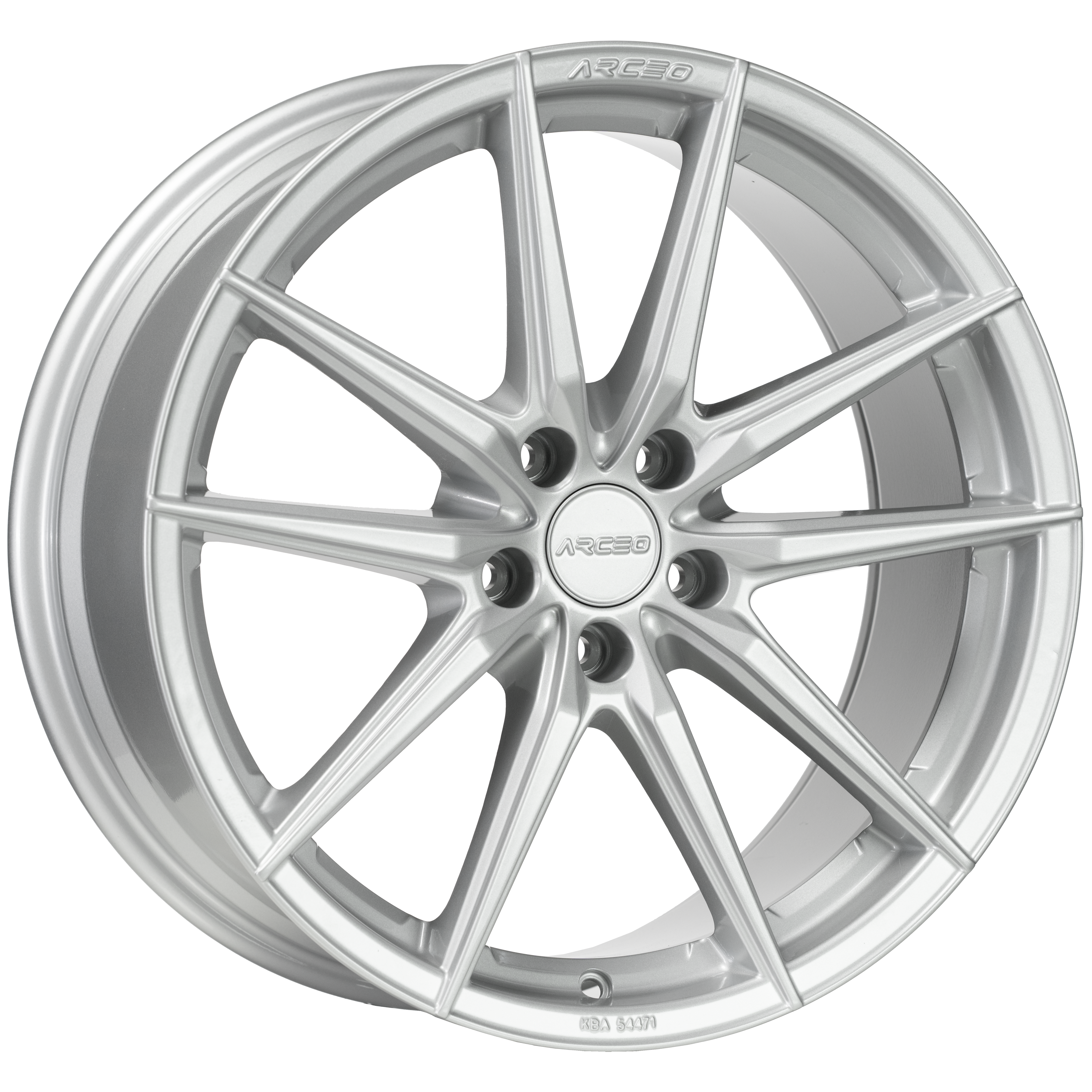 Arceo MONACO 19x8.5 ET38 5x112 White Silver