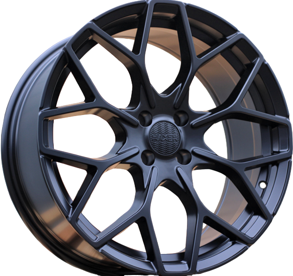 Haxer SMART 18x8 ET30 4x100 Black Half Matt