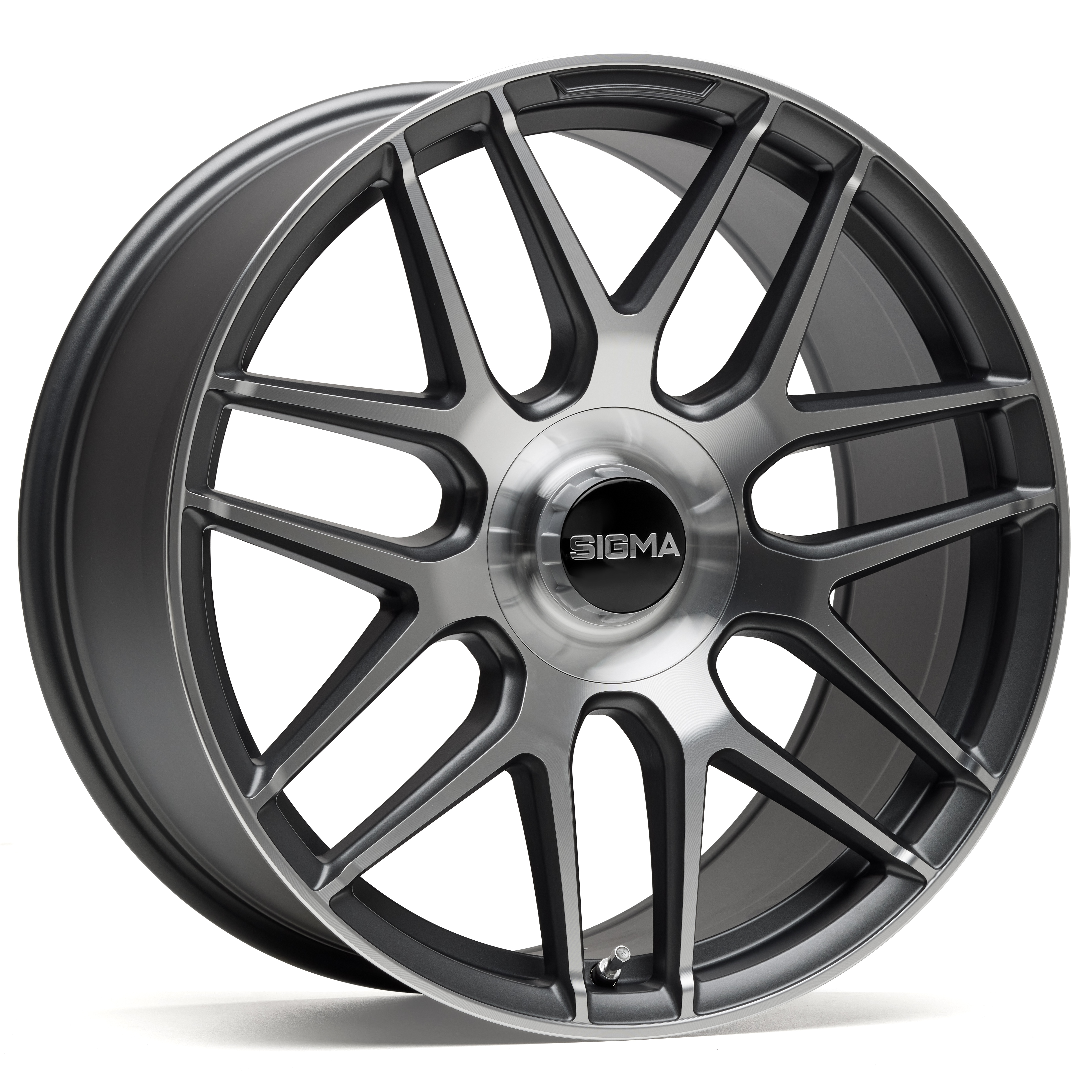 Sigma 994 20x8.5 ET36 5x112 Satin Gunmetal Polished