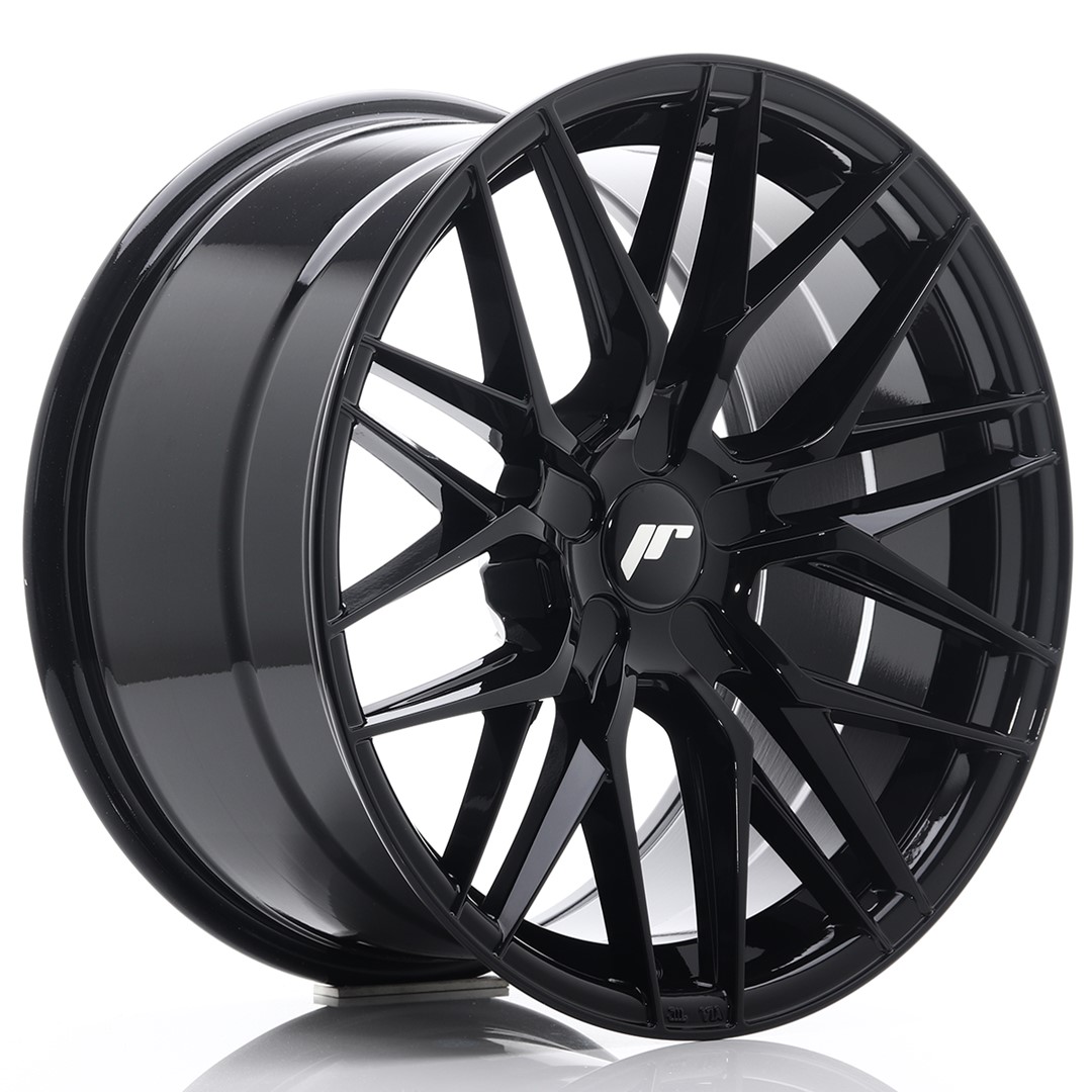 Japan Racing JR28 18x9.5 ET20-40 Noir Brillant (ET et entraxe sélectionnables librement)