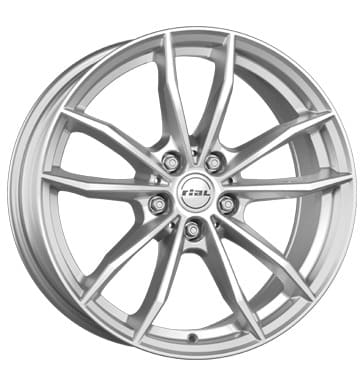 Rial X12X in Polar Silber Farbe