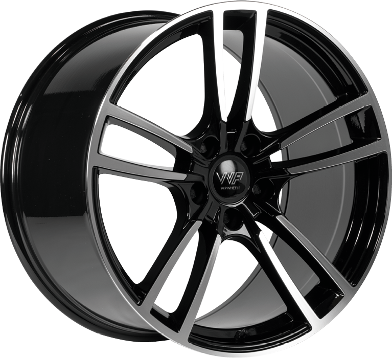 WP Wheels 732 21x11.5 ET60 5x130 Glanz-Schwarz Frontpoliert