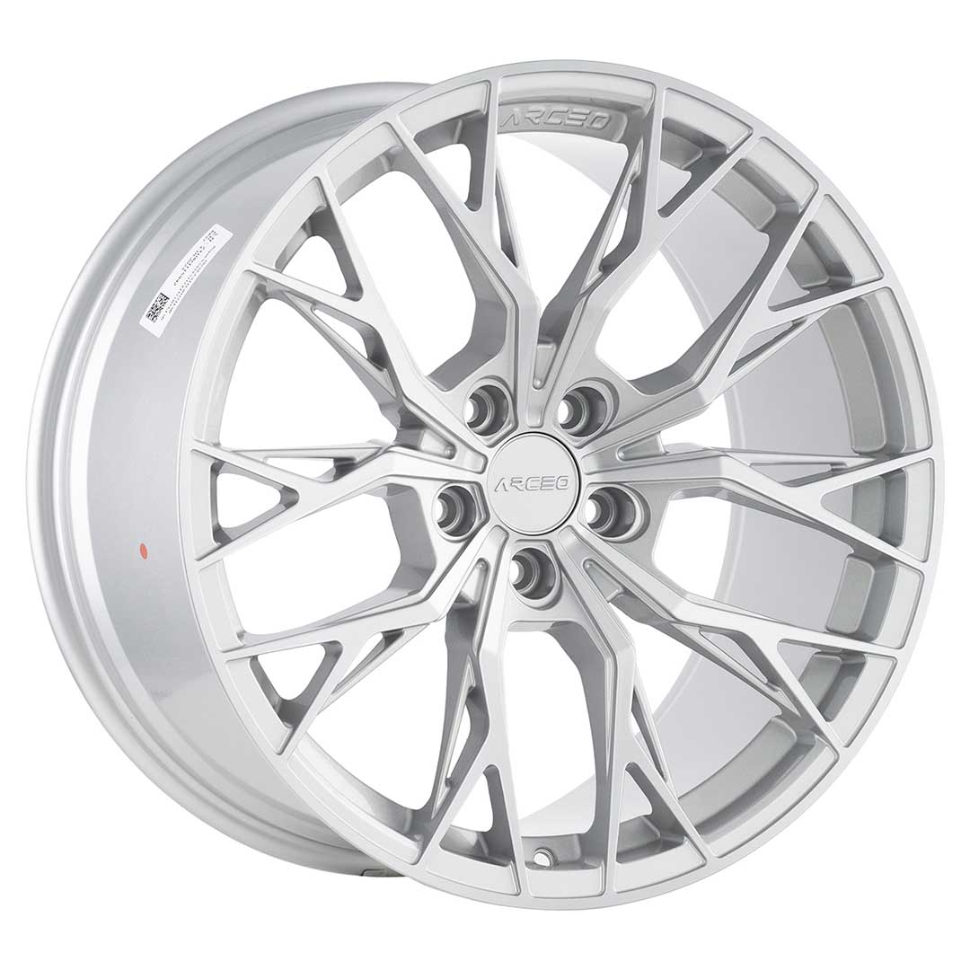 Arceo ROMA 19x9.5 ET42 5x112 Silver Diamond