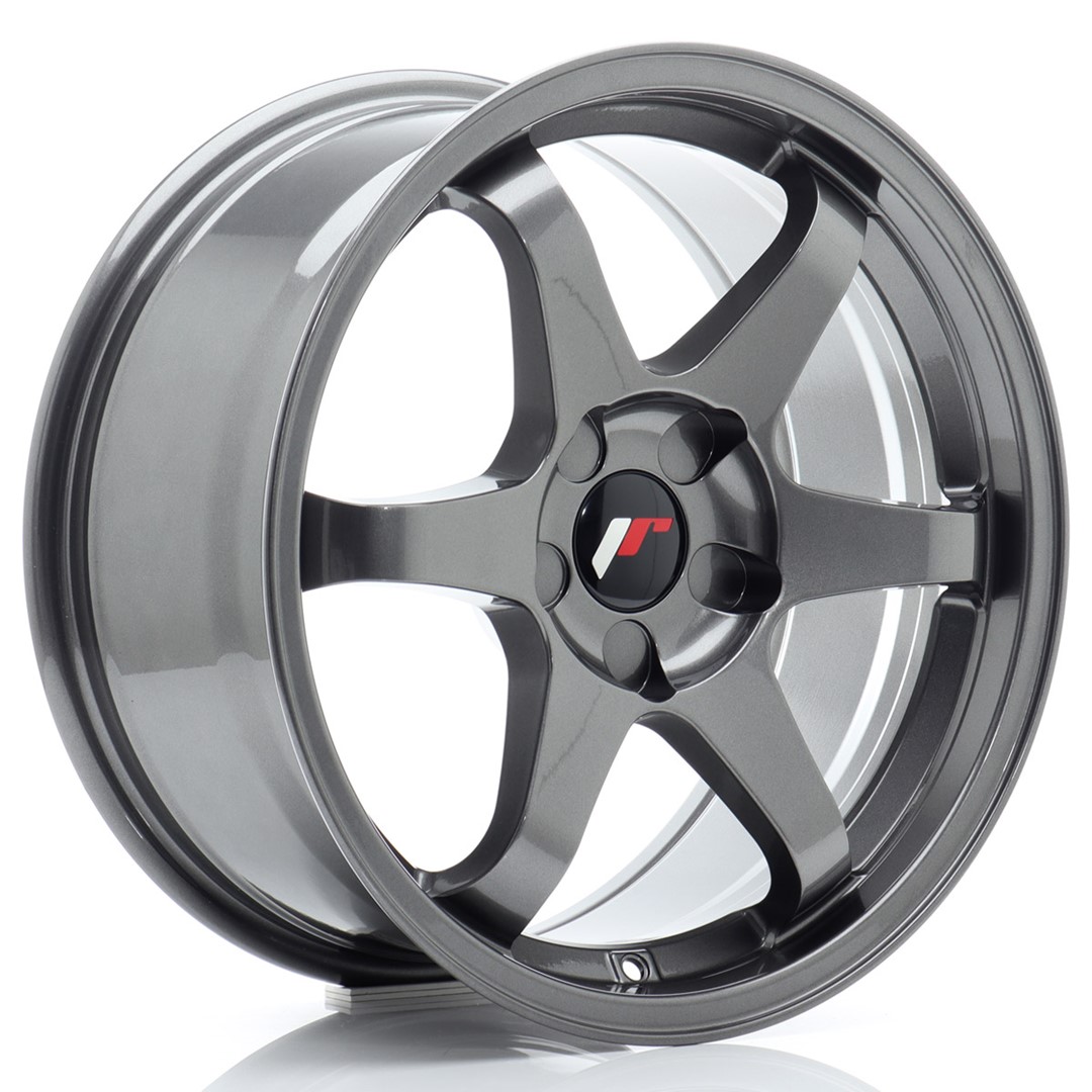 Japan Racing JR3 17x8 ET20-35 Blank (5H) Gun Metal