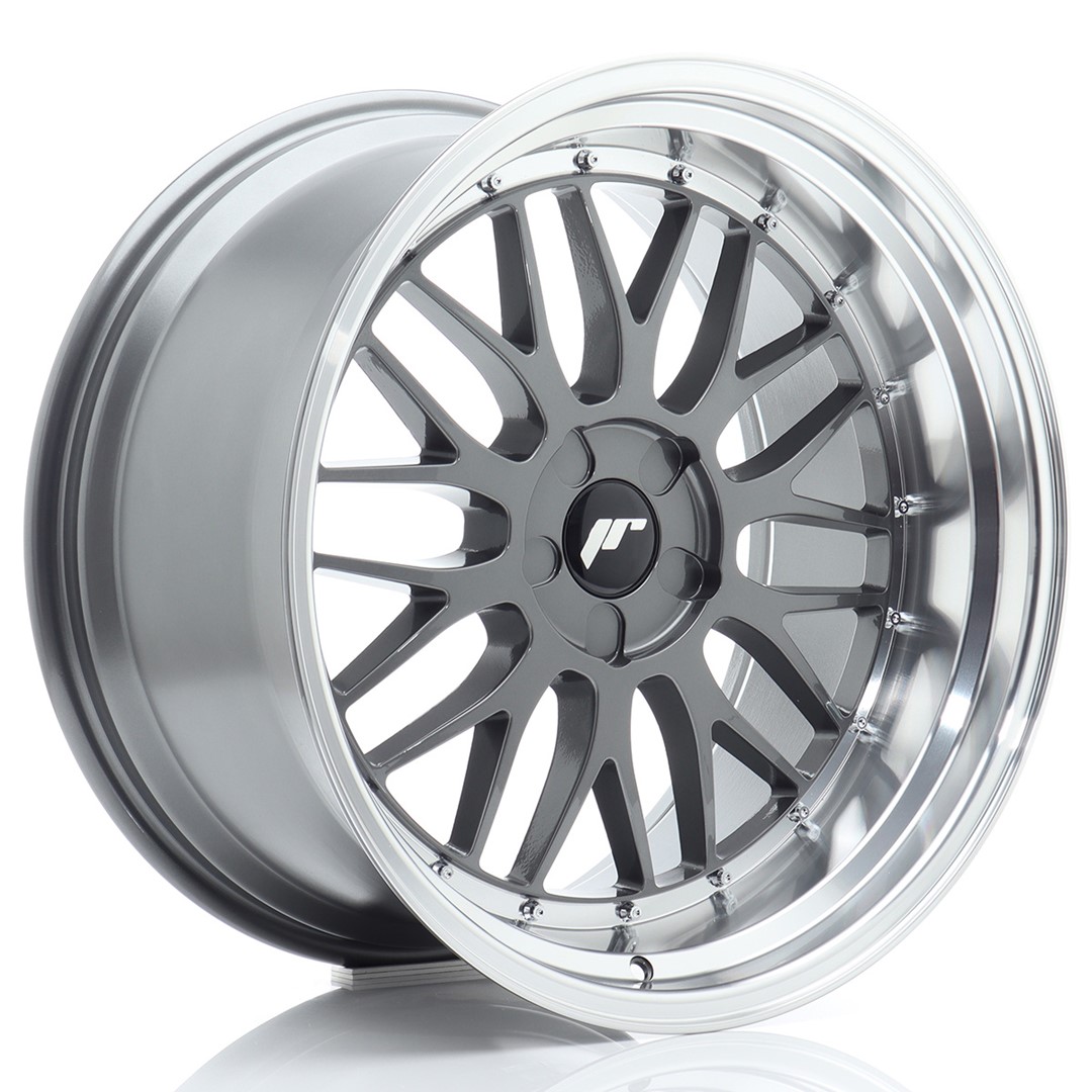 Japan Racing JR23 20x10.5 ET15-25 Hyper Gray con Bordi Lavorati (ET e PCD selezionabili liberamente)