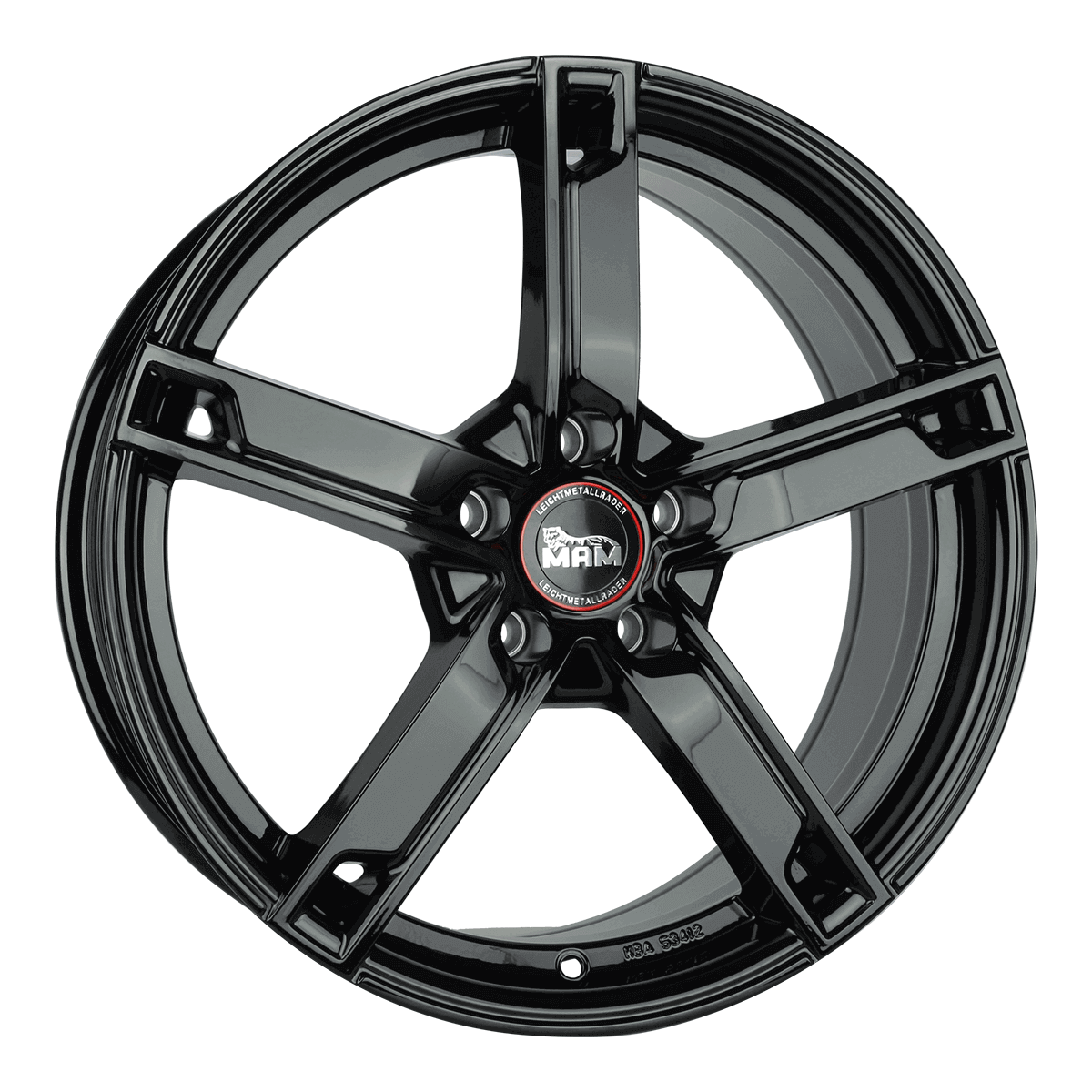 MAM Felgen W4 15x6 ET38 5x100 Black Painted