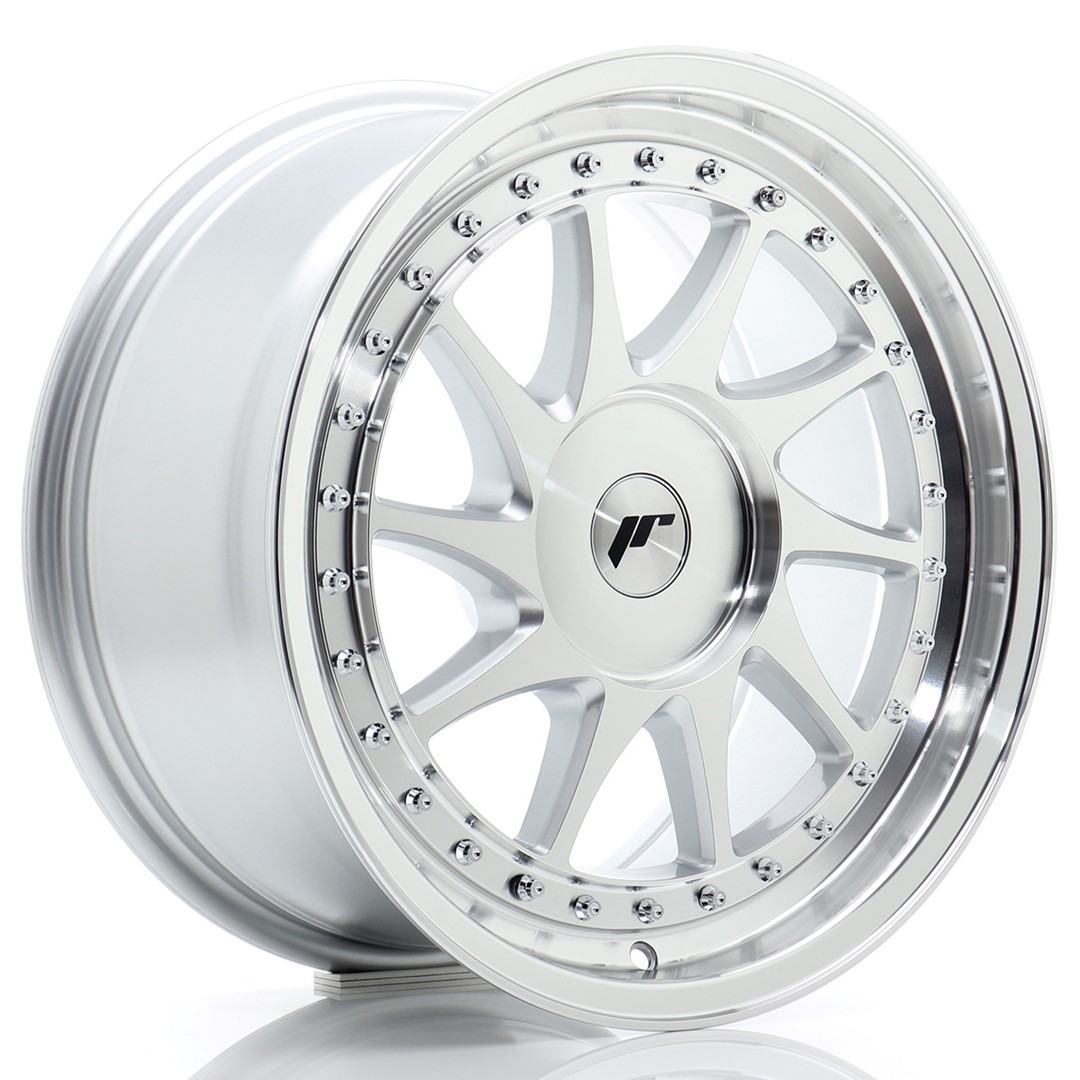 Japan Racing JR26 17x8 ET20-35 Blank Silver Machined Face