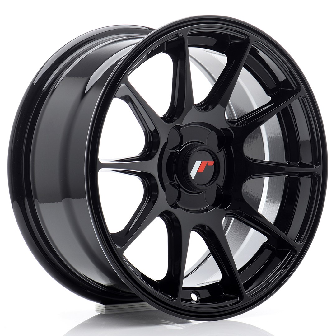 Japan Racing JR11 15x7 ET30 Blank (4H) Gloss Black